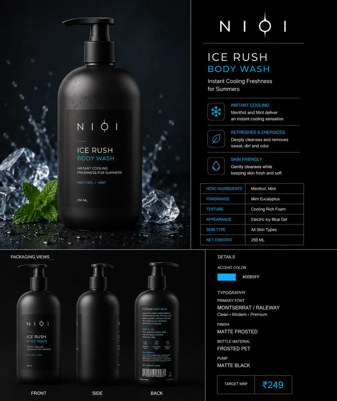 Ice Rush Shower Gel product image